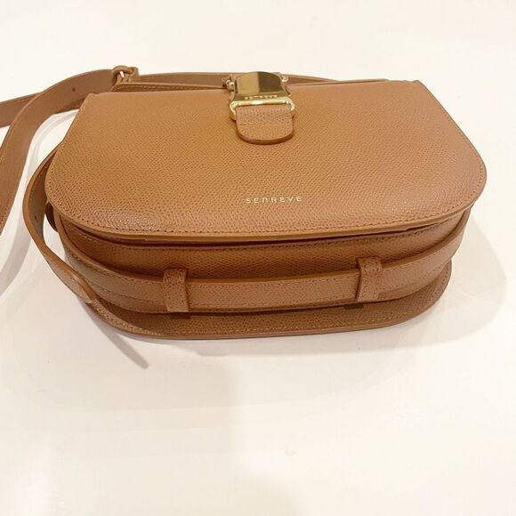 Senreve Crossbody Bag in Brown with Gold Accent - Picture 7 of 12